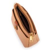 Nas Bag Mini Kadın Çapraz ve Omuz Çanta  (22x14 cm) Camel