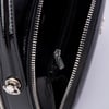 Nas Bag Mini Kadın El ve Çapraz Çanta Siyah Krşk Rugan   (17x17 cm)