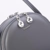 Nas Bag Mini Kadın El ve Çapraz Çanta Gri  Zra (17x17 cm)