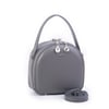 Nas Bag Mini Kadın El ve Çapraz Çanta Gri  Zra (17x17 cm)