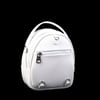 Nas Bag Mini  Kadın Sırt ,El  ve Omuz Çantası Dönüştürülebilir Tasarım Beyaz Luna (en:17cm ;boy :22cm) 
