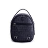Nas Bag Mini  Kadın Sırt ,El  ve Omuz Çantası Dönüştürülebilir Tasarım Siyah Yazılı  (en:17cm ;boy :22cm) 