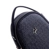 Nas Bag Mini  Kadın Sırt ,El  ve Omuz Çantası Dönüştürülebilir Tasarım Siyah Yazılı  (en:17cm ;boy :22cm) 