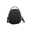 Nas Bag Mini  Kadın Sırt ,El  ve Omuz Çantası Dönüştürülebilir Tasarım Siyah Mercan  (en:17cm ;boy :22cm) 
