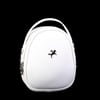 Nas Bag Mini  Kadın Sırt ,El  ve Omuz Çantası Dönüştürülebilir Tasarım Beyaz Luna (en:17cm ;boy :22cm) 