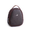 Nas Bag Mini  Kadın Sırt ,El  ve Omuz Çantası Dönüştürülebilir Tasarım Kahve Taba Yazılı   (en:17cm ;boy :22cm) 