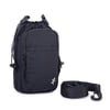 Nas Bag Mini Kadın Telefonluk Spor Şık Günlük Büzgülü El ve  Çapraz Çanta (en 20 cm ; boy 12 cm ) Siyah