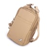 Nas Bag Mini Kadın Telefonluk Spor Şık Günlük Büzgülü El ve  Çapraz Çanta (en 20 cm ; boy 12 cm ) Vizon