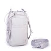Nas Bag Mini Kadın Telefonluk Spor Şık Günlük Büzgülü El ve  Çapraz Çanta (en 20 cm ; boy 12 cm ) Gri