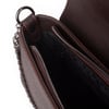 Nas Bag Mini Kapaklı Çapraz Çanta (en 20 cm , boy 12 cm) Kahve Victoria