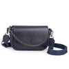 Nas Bag Mini Kapaklı Çapraz Çanta (en 20 cm , boy 12 cm) Lacivert Victoria