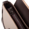 Nas Bag Mini Kapaklı Çapraz Çanta (en 20 cm , boy 12 cm) Kum Kahve Lopez