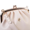 Nas Bag Mini Omuz ve Çapraz Vintage Burslu Çanta (23x15 cm)  Krem Victoria