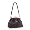 Nas Bag Mini Omuz ve Çapraz Vintage Burslu Çanta (23x15 cm)  Kahve Victoria