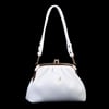 Nas Bag Mini Omuz ve Çapraz Vintage Burslu Çanta (23x15 cm)  Beyaz Victoria