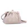 Nas Bag Mini Omuz ve Çapraz Vintage Burslu Çanta (23x15 cm)  Kum Victoria