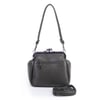 Nas Bag Mini Vintage Burslu Klipsli Kadın Omuz ve Çapraz Çanta Yeşil Victoria ( 20x17 cm)