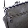 Nas Bag Mini Vintage Burslu Klipsli Kadın Omuz ve Çapraz Çanta Yeşil Victoria ( 20x17 cm)