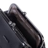 Nas Bag Mini Vintage Burslu Klipsli Kadın Omuz ve Çapraz Çanta Siyah Victoria ( 20x17 cm)