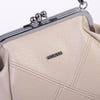 Nas Bag Mini Vintage Burslu Klipsli Kadın Omuz ve Çapraz Çanta Kum Victoria ( 20x17 cm)