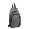 Nas Bag-Nas Polo (Waterproof) Outdoor Erkek Bel Ve Çapraz Body Bag Gri Antasit