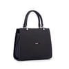 Nas Bag Orjinal Kadın El ve Omuz Çantası Klasik Şık Siyah Lacst (En :30 cm Boy:26cm)