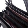 Nas Bag Orjinal Kadın El ve Omuz Çantası Klasik Şık Siyah Dona  (En :30 cm Boy:26cm)