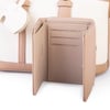 Nas Bag Premium 2 li Set El ve Çapraz Çanta ile Cüzdan Takım Kum