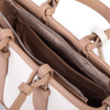 Nas Bag Premium 2 li Set El ve Çapraz Çanta ile Cüzdan Takım Kum