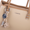 Nas Bag Premium 2li set Çanta El Omuz ve Çapraz Çanta Cüzdan Vizon