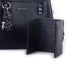 Nas Bag Premium 2li set Çanta El Omuz ve Çapraz Çanta Cüzdan Siyah