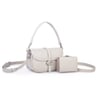 Nas Bag Premium Seri Mini 2li Set Çapraz El ve Cüzdan Seti Kum