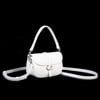 Nas Bag Premium Seri Mini 2li Set Çapraz El ve Cüzdan Seti Beyaz