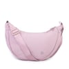 Nas Bag Ultra Hafif Kadın Spor Günlük Nas Bag Minimalist Günlük Ayarlanabilir Askılı Mini Hobo Çanta (en 25 cm ;boy 22 cm ) Pudra