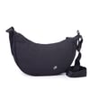 Nas Bag Ultra Hafif Kadın Spor Günlük Nas Bag Minimalist Günlük Ayarlanabilir Askılı Mini Hobo Çanta (en 25 cm ;boy 22 cm ) Siyah