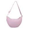 Nas Bag Ultra Hafif Kadın Spor Günlük Nas Bag Minimalist Günlük Ayarlanabilir Askılı Mini Hobo Çanta (en 25 cm ;boy 22 cm ) Pudra