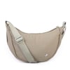 Nas Bag Ultra Hafif Kadın Spor Günlük Nas Bag Minimalist Günlük Ayarlanabilir Askılı Mini Hobo Çanta (en 25 cm ;boy 22 cm ) Haki