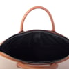 Nas Bag Unisex Business Bag Laptop ve Evrak Çantası El ve Çapraz Çanta Kum Taba Belinda 