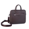Nas Bag Unisex Business Bag Laptop ve Evrak Çantası El ve Çapraz Çanta Kahve  Belinda 
