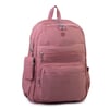 Nas Bag Unisex Büyük Boy Çok Gözlü Hafif Sırt Çantası Gül Kurusu