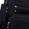 Nas Bag Unisex Büyük Boy Çok Gözlü Hafif Sırt Çantası Siyah