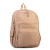 Nas Bag Unisex Büyük Boy Çok Gözlü Hafif Sırt Çantası Kum