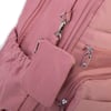 Nas Bag Unisex Büyük Boy Çok Gözlü Hafif Sırt Çantası Gül Kurusu