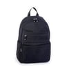 Nas Bag Unisex Büyük Boy Çok Gözlü Su Geçirmez Sırt Çantası Siyah