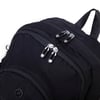 Nas Bag Unisex Hafif Büyük Boy Okul Çantası ve Spor Çantası Çok Gözlü Siyah