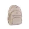 Nas Bag Unisex Su İtici Özellik Kazandırılmış Çok Gözlü Büyük Boy Sırt Çantası Vizon