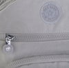 Nas Bag Unisex Su İtici Özellik Kazandırılmış Çok Gözlü Büyük Boy Sırt Çantası Açık Gri