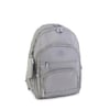 Nas Bag Unisex Su İtici Özellik Kazandırılmış Çok Gözlü Büyük Boy Sırt Çantası Açık Gri