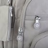 Nas Bag Unisex Su İtici Özellik Kazandırılmış Çok Gözlü Büyük Boy Sırt Çantası Açık Gri
