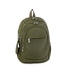 Nas Bag Unisex Zararlı Kimyasal İçermeyen Waterproof Sırt Çantası Koyu Yeşil